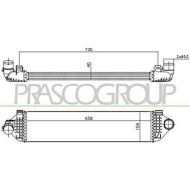 FD079N001_2.JPG Intercooler Per Ford Galaxy Dal 2006 Al 2010