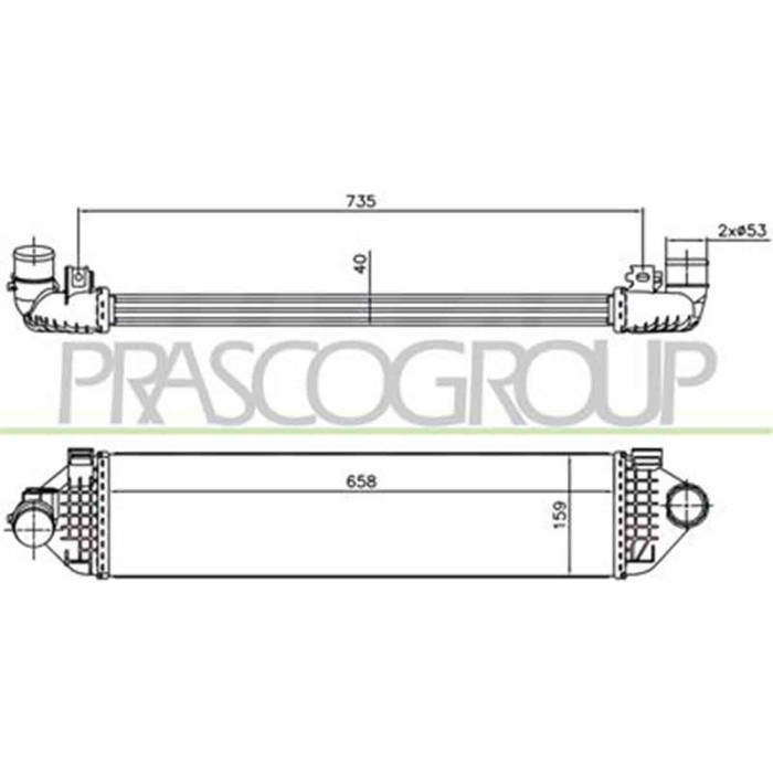 FD079N001_2.JPG Intercooler Per Ford Galaxy Dal 2006 Al 2010