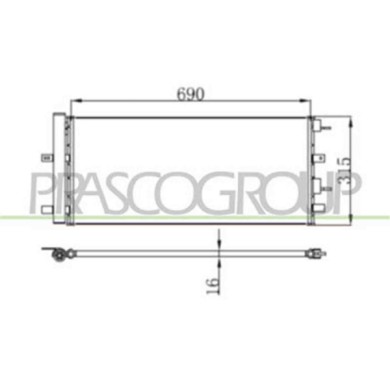 FD080C001_2.JPG Condensatore Per Ford Galaxy Dal 2011 Al 2014