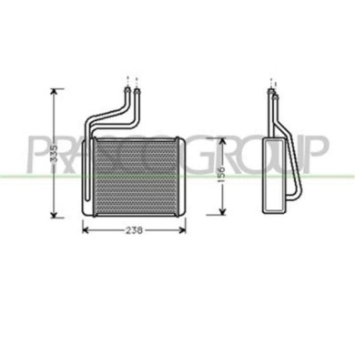 FD105H001_1.JPG Riscaldatore Per Ford Mondeo Dal 1996 Al 2000
