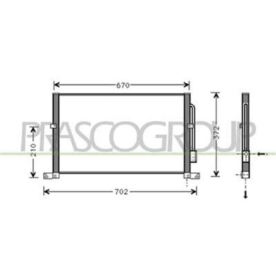 FD107C001_1.JPG Condensatore Per Ford Mondeo Dal 2000 Al 2003