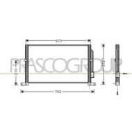 Condensatore Per Ford Mondeo Dal 2000 Al 2003