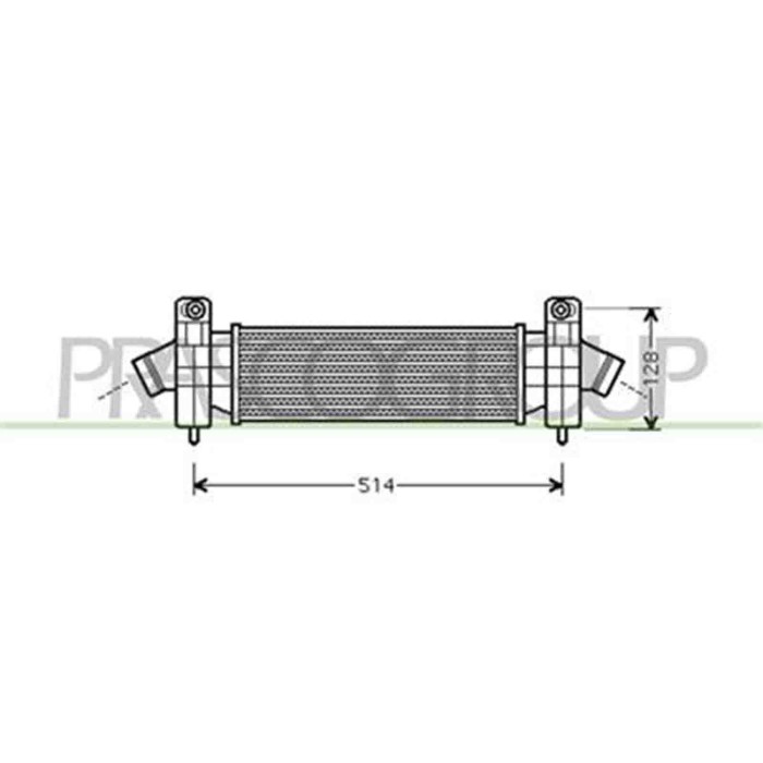 FD107N001_1.JPG Intercooler Per Ford Mondeo Dal 2000 Al 2003