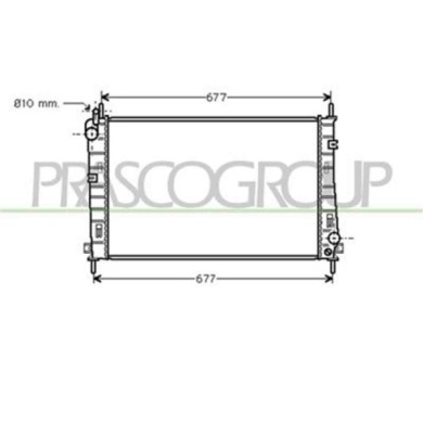 FD107R001_1.JPG Radiatore Per Ford Mondeo Dal 2000 Al 2003