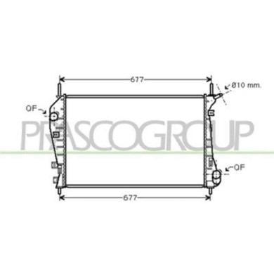 FD107R003_1.JPG Radiatore Per Ford Mondeo Dal 2000 Al 2003