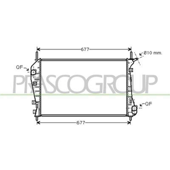 FD107R003_1.JPG Radiatore Per Ford Mondeo Dal 2000 Al 2003