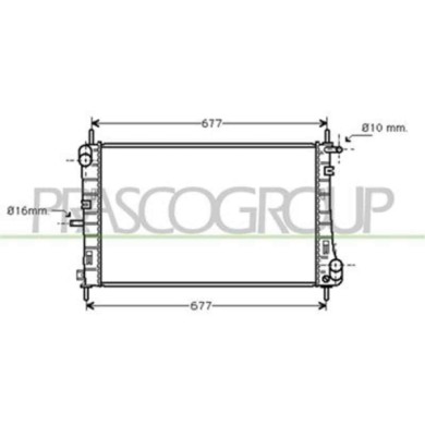 FD107R004_1.JPG Radiatore Per Ford Mondeo Dal 2000 Al 2003