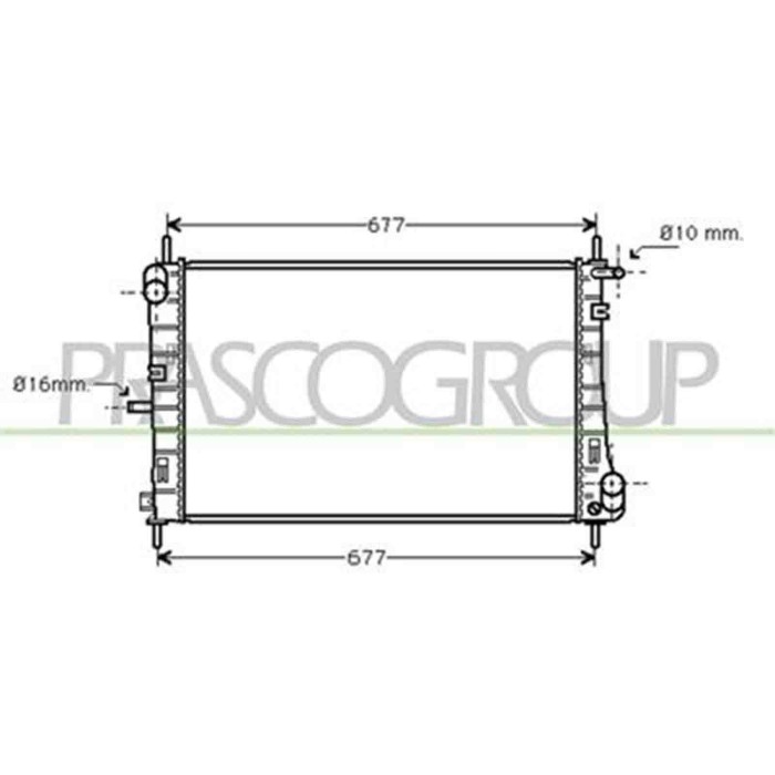 FD107R004_1.JPG Radiatore Per Ford Mondeo Dal 2000 Al 2003