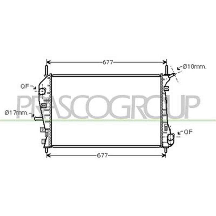 FD107R005_1.JPG Radiatore Per Ford Mondeo Dal 2000 Al 2003