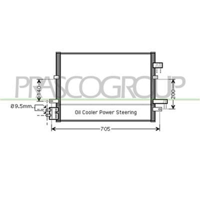 FD109C003_1.JPG Condensatore Per Ford Mondeo Dal 2004 Al 2007