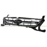 Griglia Radiatore Verniciata Nero Lucida Con Cornice Cromata Per Ford Mondeo Dal 2010 Al 2014
