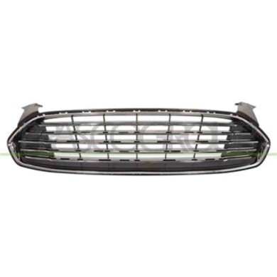 FD1142110_1.JPG Griglia Radiatore Nera Con Cornice Cromata Per Ford Mondeo Dal 2014 Al 2019