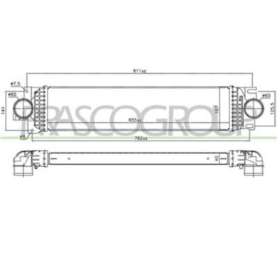 FD114N004_2.JPG Intercooler Per Ford Mondeo Dal 2014 Al 2019