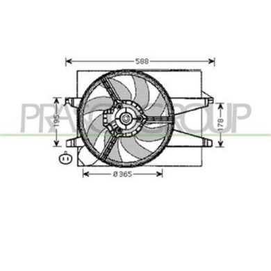 FD340F002_1.JPG Ventola Per Ford Fiesta Mk V Dal 2002 Al 2005
