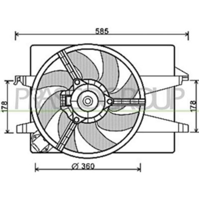 FD340F005_1.JPG Ventola Per Ford Fiesta Mk V Dal 2002 Al 2005