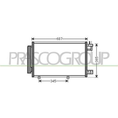 FD344C001_1.JPG Condensatore Per Ford Fiesta Mk Vi Dal 2008 Al 2012
