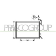 Condensatore Per Ford Fiesta Mk Vi Dal 2008 Al 2012