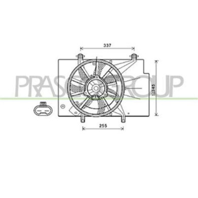 FD344F003_1.JPG Ventola Per Ford Fiesta Mk Vi Dal 2008 Al 2012