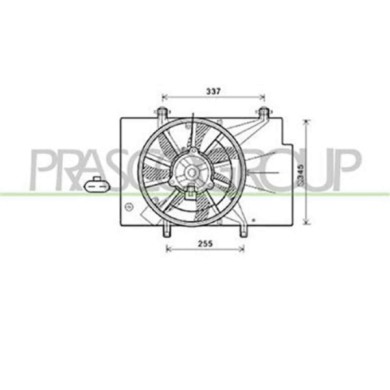 FD344F004_1.JPG Ventola Per Ford Fiesta Mk Vi Dal 2008 Al 2012
