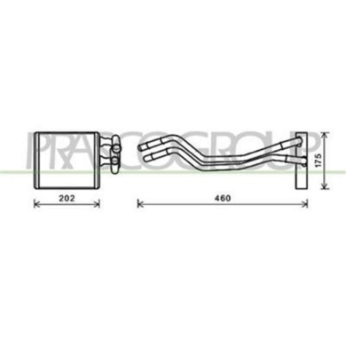 FD344H001_1.JPG Riscaldatore Per Ford Fiesta Mk Vi Dal 2008 Al 2012