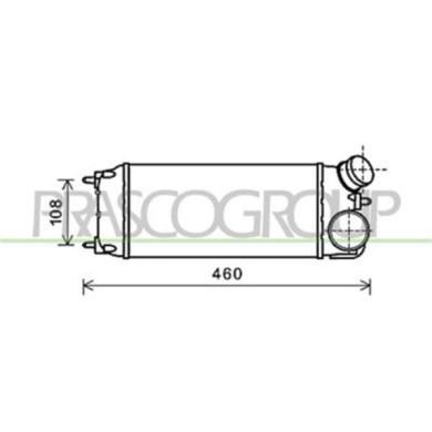 FD344N001_1.JPG Intercooler Per Ford Fiesta Mk Vi Dal 2008 Al 2012