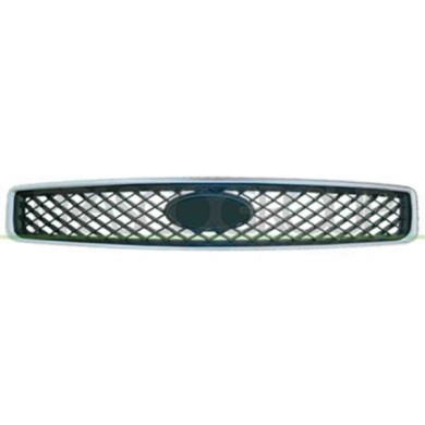 FD3502011_1.JPG Griglia Radiatore Nera Cromata Per Ford Fusion Dal 2003 Al 2005