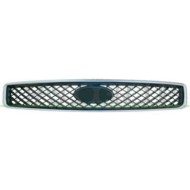 Griglia Radiatore Nera Cromata Per Ford Fusion Dal 2003 Al 2005