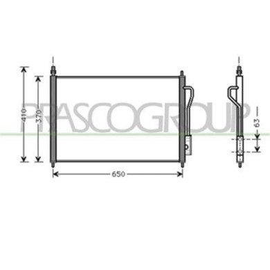 FD420C001_1.JPG Condensatore Per Ford Focus Dal 1998 Al 2001