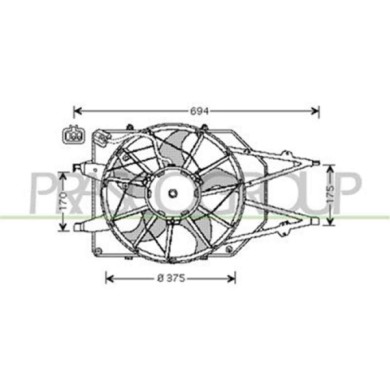 FD420F003_1.JPG Ventola Per Ford Focus Dal 1998 Al 2001