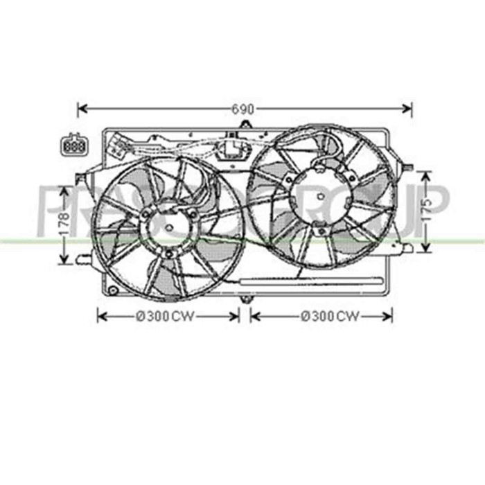 FD420F007_1.JPG Ventola Per Ford Focus Dal 1998 Al 2001