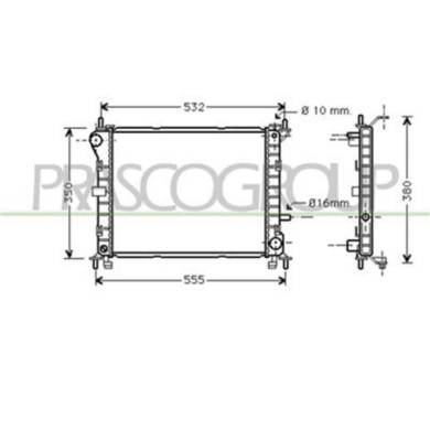 FD420R001_1.JPG Radiatore Per Ford Focus Dal 1998 Al 2001