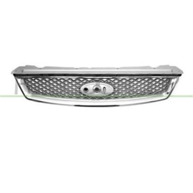 FD4242031_1.JPG Griglia Radiatore Argento Con Cornice Cromata Per Ford Focus Dal 2005 Al 2007