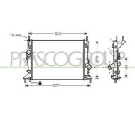 Radiatore Per Ford Focus Dal 2005 Al 2007