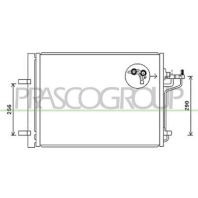 FD428C003_1.JPG Condensatore Per Ford Focus Dal 2011 Al 2014