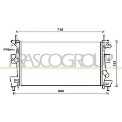 FD428R002_1.JPG Radiatore Per Ford Focus Dal 2011 Al 2014