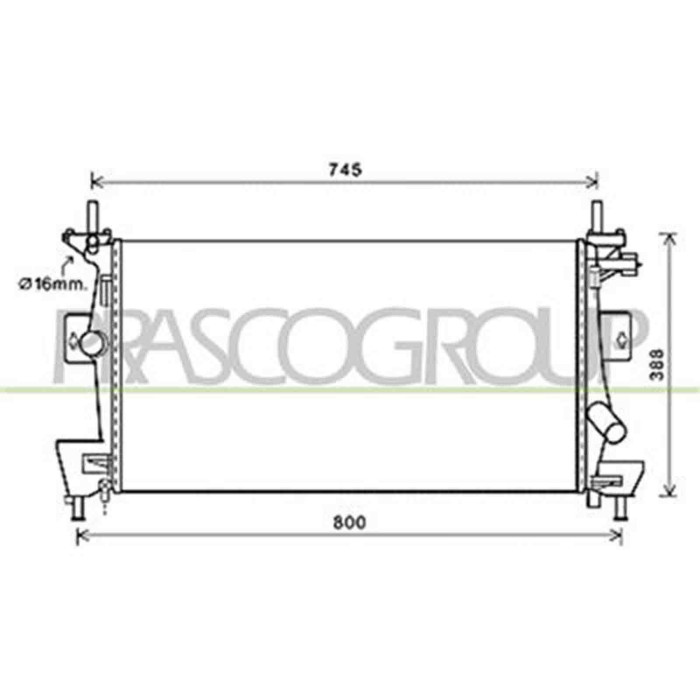 FD428R002_1.JPG Radiatore Per Ford Focus Dal 2011 Al 2014