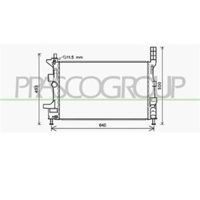 FD428R003_1.JPG Radiatore Per Ford Focus Dal 2011 Al 2014