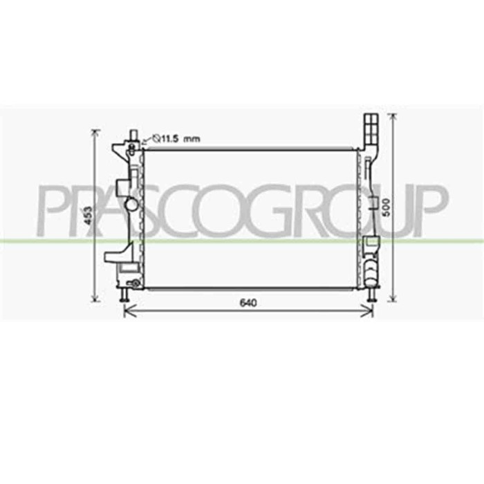 FD428R003_1.JPG Radiatore Per Ford Focus Dal 2011 Al 2014