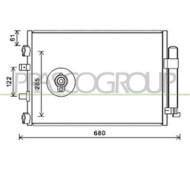 Condensatore Per Ford C-max Dal 2010 Al 2015