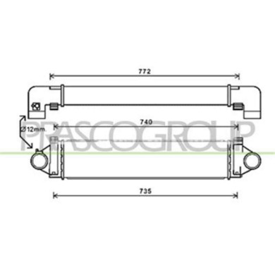 FD730N002_2.JPG Intercooler Per Ford S-max Dal 2006 Al 2010