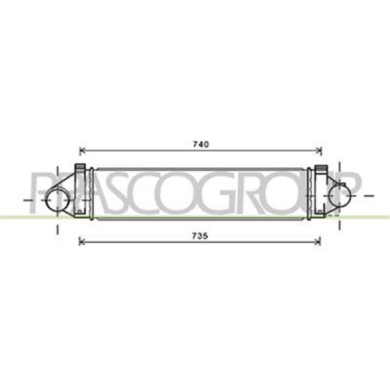 FD730N004_1.JPG Intercooler Per Ford Mondeo Dal 2007 Al 2010