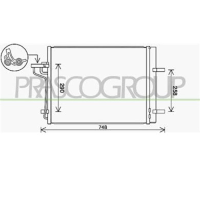 FD804C001_1.JPG Condensatore Per Ford Kuga Dal 2013 Al 2016