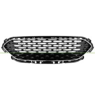 FD8082011_1.JPG Griglia Radiatore Nera Lucida Con Cornice Cromata Per Ford Kuga Dal 2019