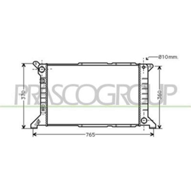 FD908R004_1.JPG Radiatore Per Ford Transit Mk V Dal 1994 Al 2000