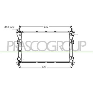 FD910R001_1.JPG Radiatore Per Ford Transit Mk Vi Dal 2000 Al 2006