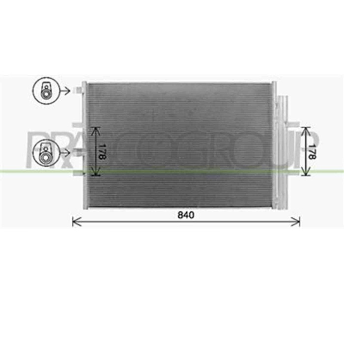 FD912C002_1.JPG Condensatore Per Ford Transit Dal 2006 Al 2013