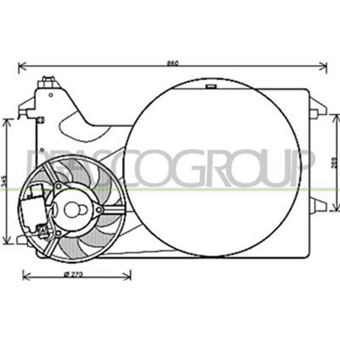 FD912F002_1.JPG Ventola Per Ford Transit Dal 2006 Al 2013