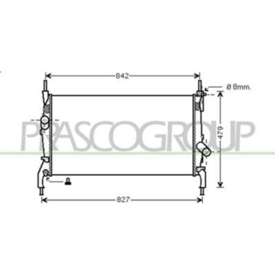FD912R002_1.JPG Radiatore Per Ford Transit Dal 2006 Al 2013