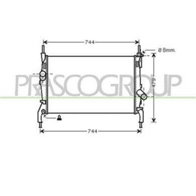 FD912R003_1.JPG Radiatore Per Ford Transit Dal 2006 Al 2013