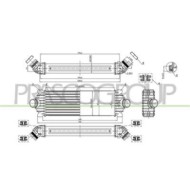 Intercooler Per Ford Transit (ttg) Dal 2014 Al 2019